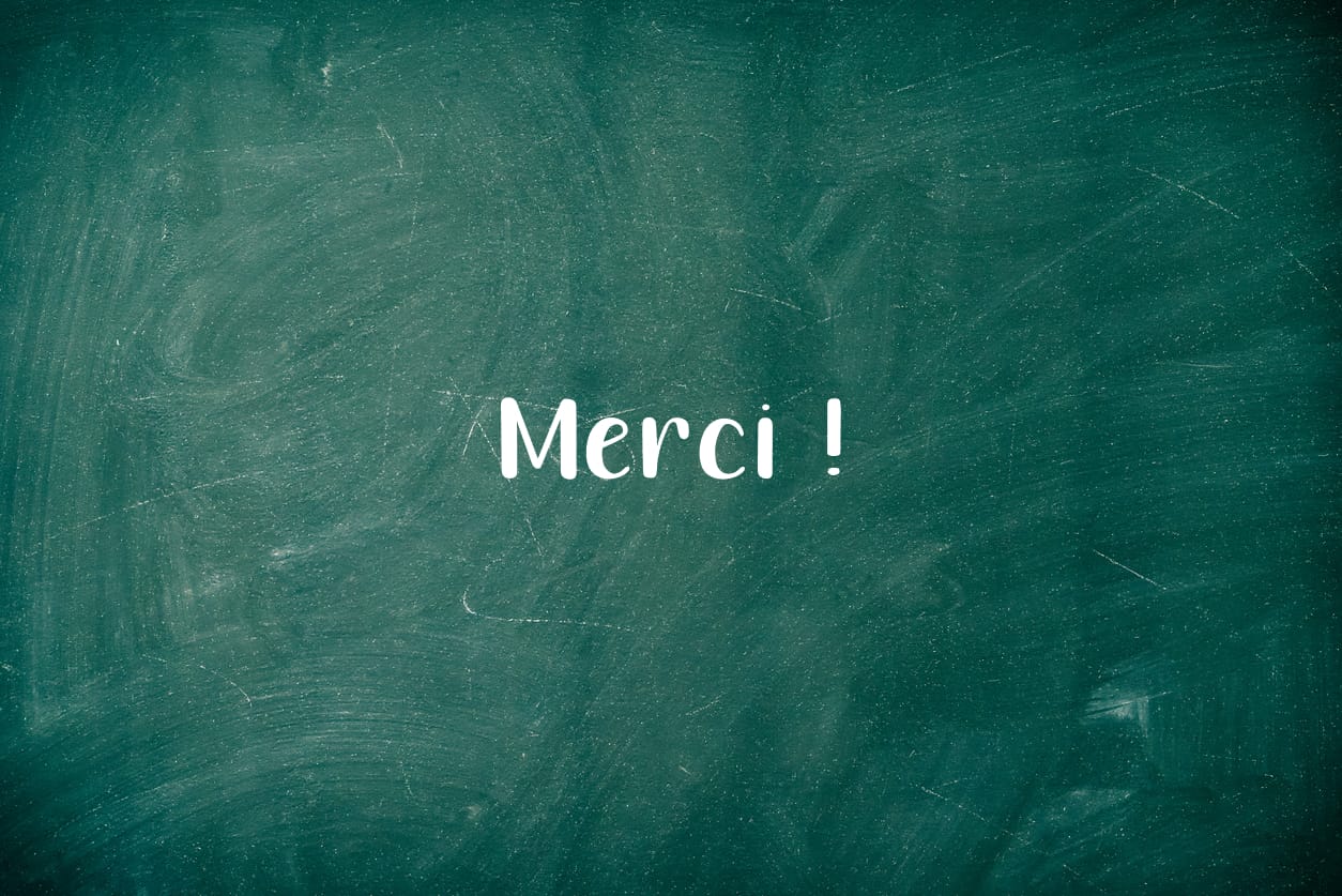 Un grand merci !